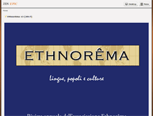 Tablet Screenshot of ethnorema.it